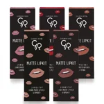 خرید و قیمت کیت رژ لب مایع ۲۴ ساعته +مداد گلدن رز (SCARLET RED) GOLDEN ROSE matte lip kit