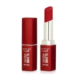 رژ جامد مات ساتینی گلامی گلدن رز شماره 08 (قرمز آبنباتی) GOLDEN ROSE SATINY MATTE