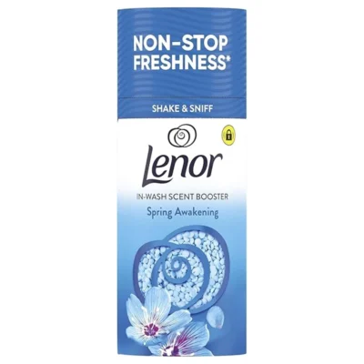 خرید و قیمت بوستر خوشبو کننده لباس لنور رایحه بیداری بهار Lenor IN-WASH SCENT BOOSTER وزن 155 گرم