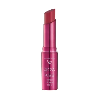 خرید و قیمت تینت لب جامد گلدن رز شماره 03 (صورتیِ تمشکی) GOLDEN ROSE glow kiss TINTED LIP BALM