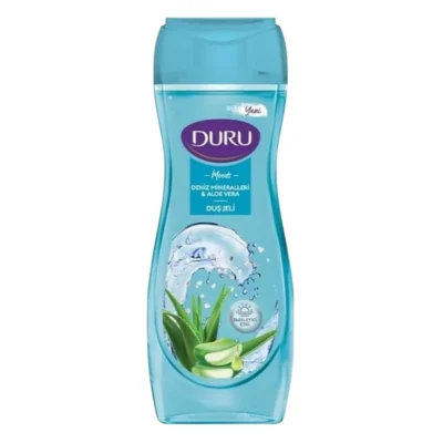 خرید و قیمت شامپو بدن دورو رایحه آلوئه ورا و مواد معدنی دریا DURU DUŞ JELİ حجم 450 میلی لیتر