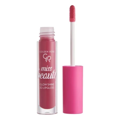 خرید و قیمت برق لب شاین سه بعدی میس بیوتی گلدن رز شماره 04 (رویای صورتی) GOLDEN ROSE miss beauty 3D LIPGLOSS