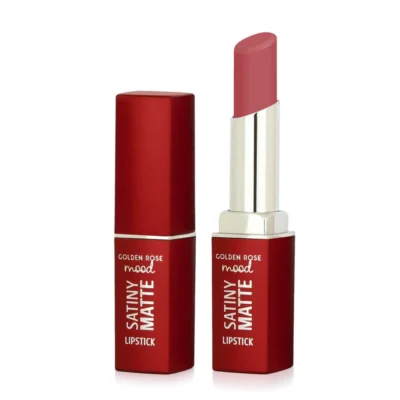 خرید و قیمت رژ جامد مات ساتینی گلامی گلدن رز شماره 06 (کهربای هلویی) GOLDEN ROSE SATINY MATTE