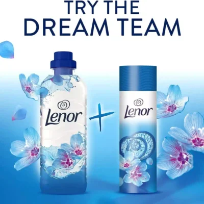 خرید و قیمت بوستر خوشبو کننده لباس لنور رایحه بیداری بهار Lenor IN-WASH SCENT BOOSTER وزن 155 گرم