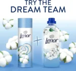 خرید و قمیت بوستر خوشبو کننده لباس لنور رایحه پنبه خنک Lenor IN-WASH SCENT BOOSTER وزن 155 گرم