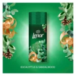 خرید و قیمت بوستر خوشبو کننده لباس لنور رایحه چوب صندل و اکالیپتوس Lenor IN-WASH SCENT BOOSTER وزن 155 گرم