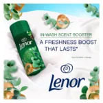 بوستر خوشبو کننده لباس لنور رایحه چوب صندل و اکالیپتوس Lenor IN-WASH SCENT BOOSTER وزن 155 گرم - Image 3