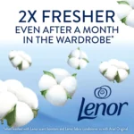خرید و قمیت بوستر خوشبو کننده لباس لنور رایحه پنبه خنک Lenor IN-WASH SCENT BOOSTER وزن 155 گرم