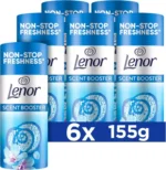 خرید و قیمت بوستر خوشبو کننده لباس لنور رایحه بیداری بهار Lenor IN-WASH SCENT BOOSTER وزن 155 گرم