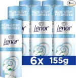 خرید و قمیت بوستر خوشبو کننده لباس لنور رایحه پنبه خنک Lenor IN-WASH SCENT BOOSTER وزن 155 گرم